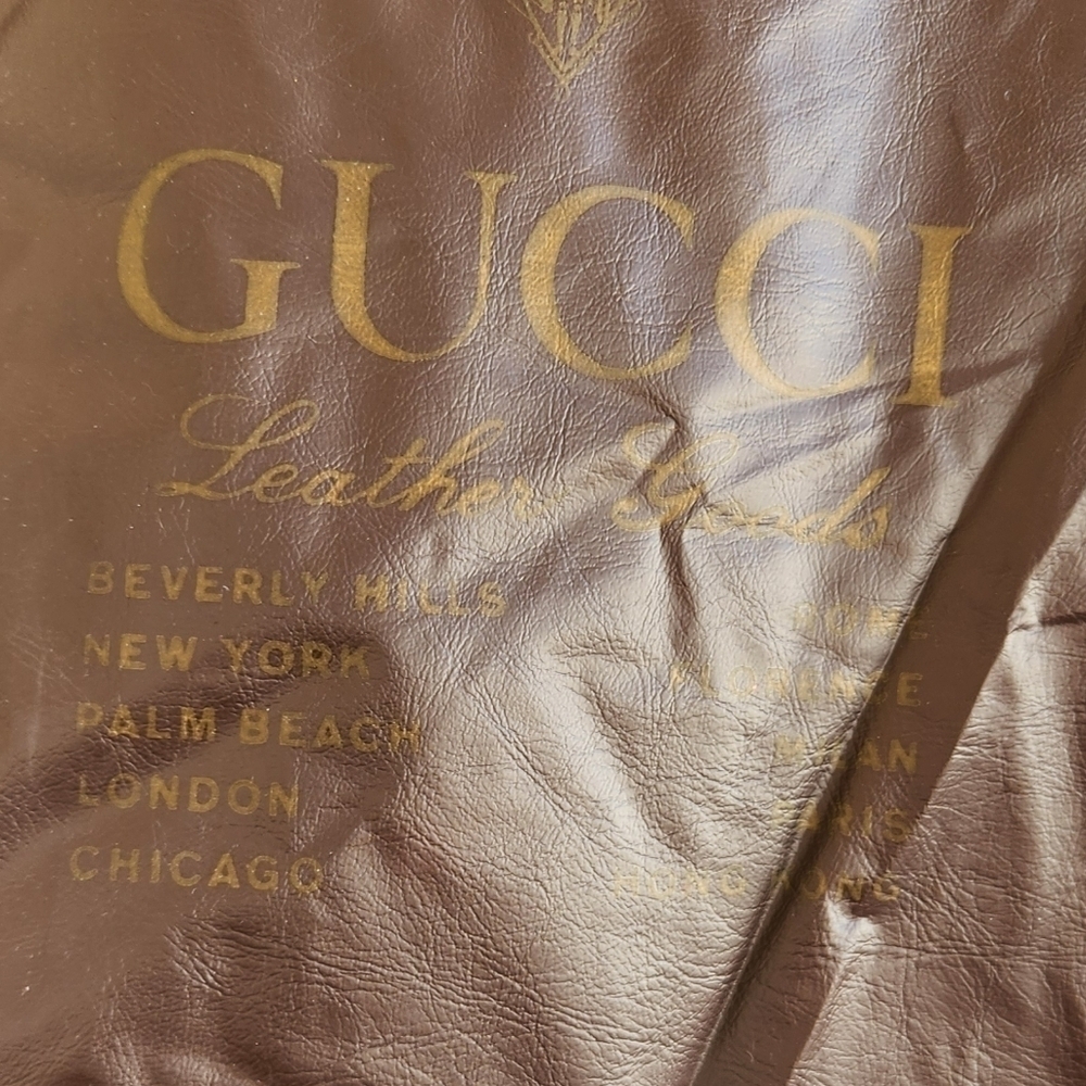 1960s Gucci Travel Cover Zipped Bag - Picture 2 of 4